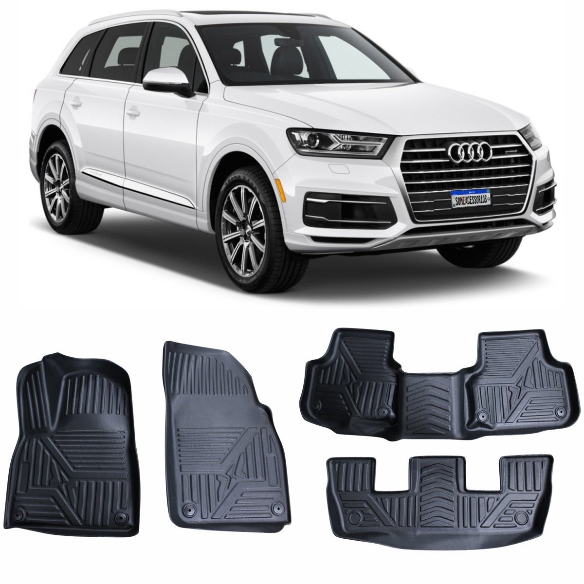 Tapete bandeja Audi Q7 2016 até 2022