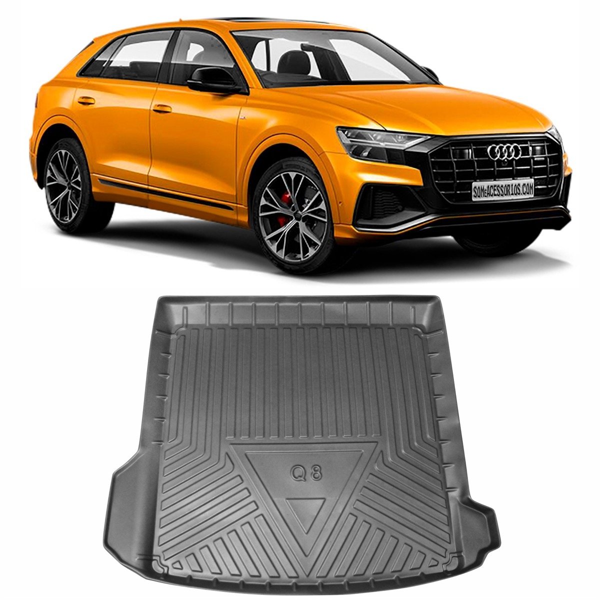 Tapete de porta-malas Audi Q8 2019 em diante