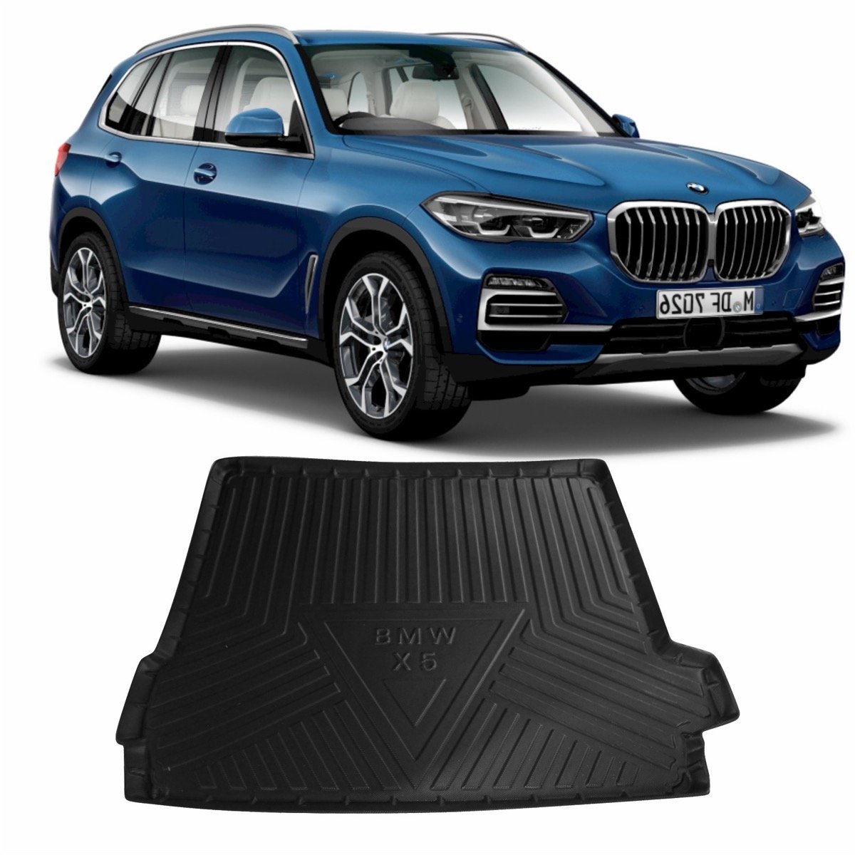 Tapete de porta-malas BMW X5 G05 2019 até 2022