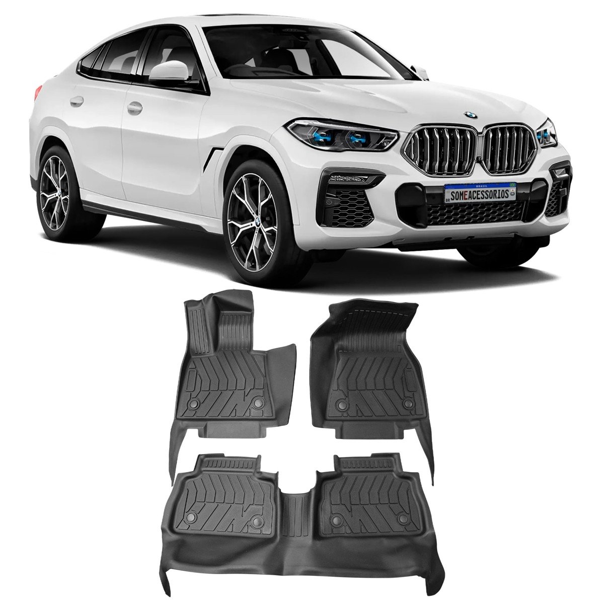 Tapete bandeja BMW X6 2023 em diante