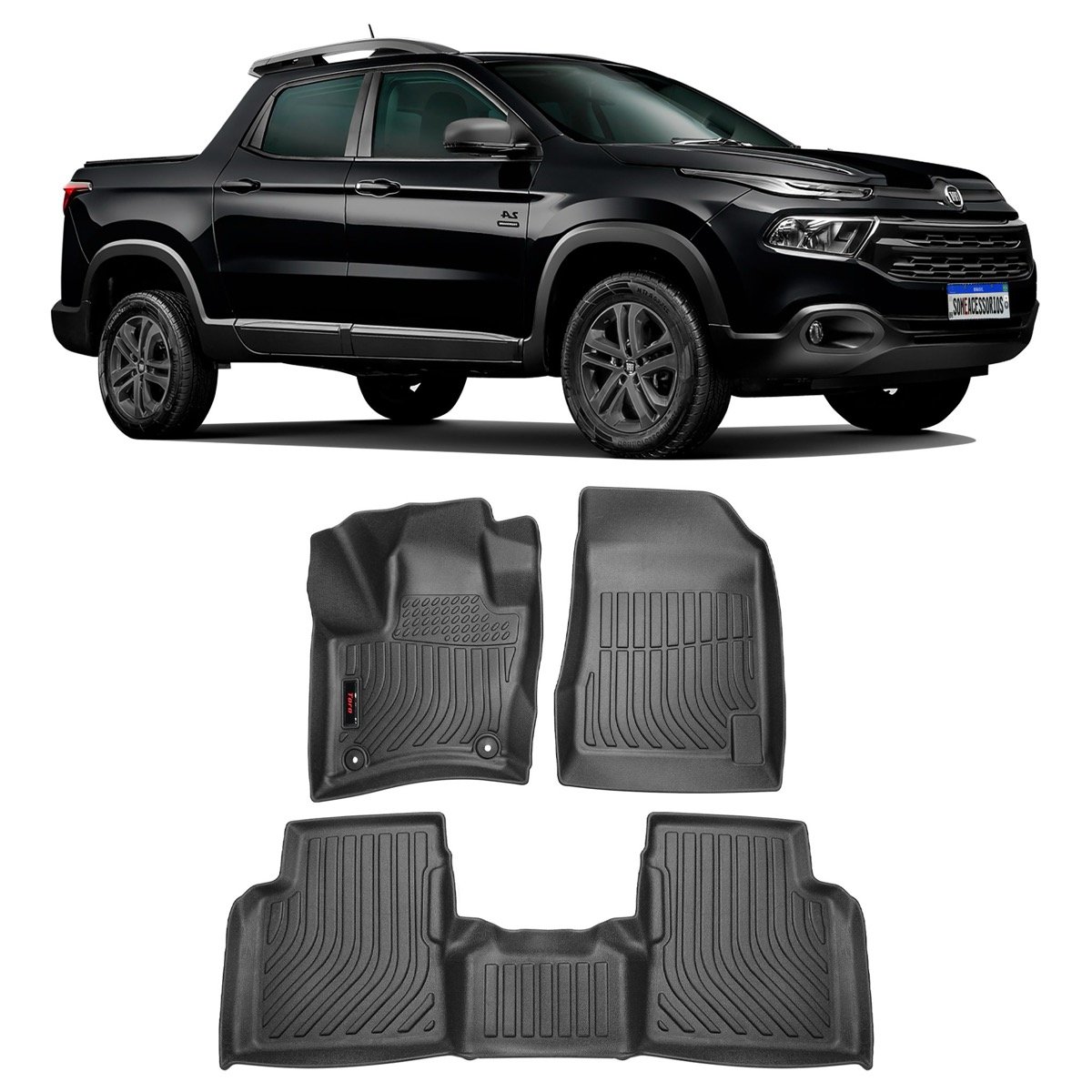 Tapete bandeja Fiat Toro 2016 em diante