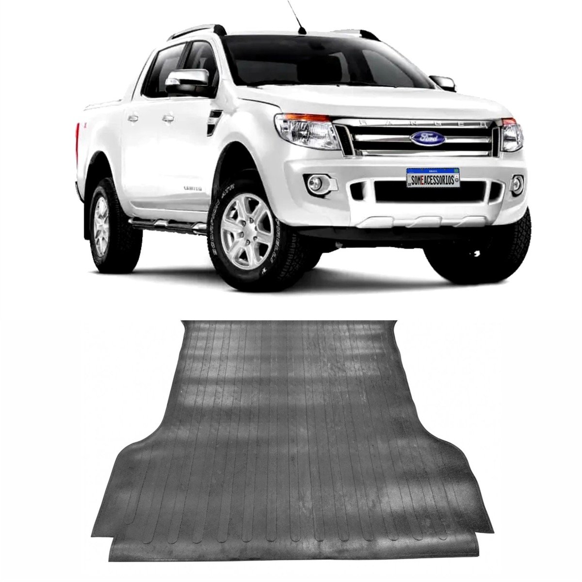 Tapete de caçamba Ford Ranger