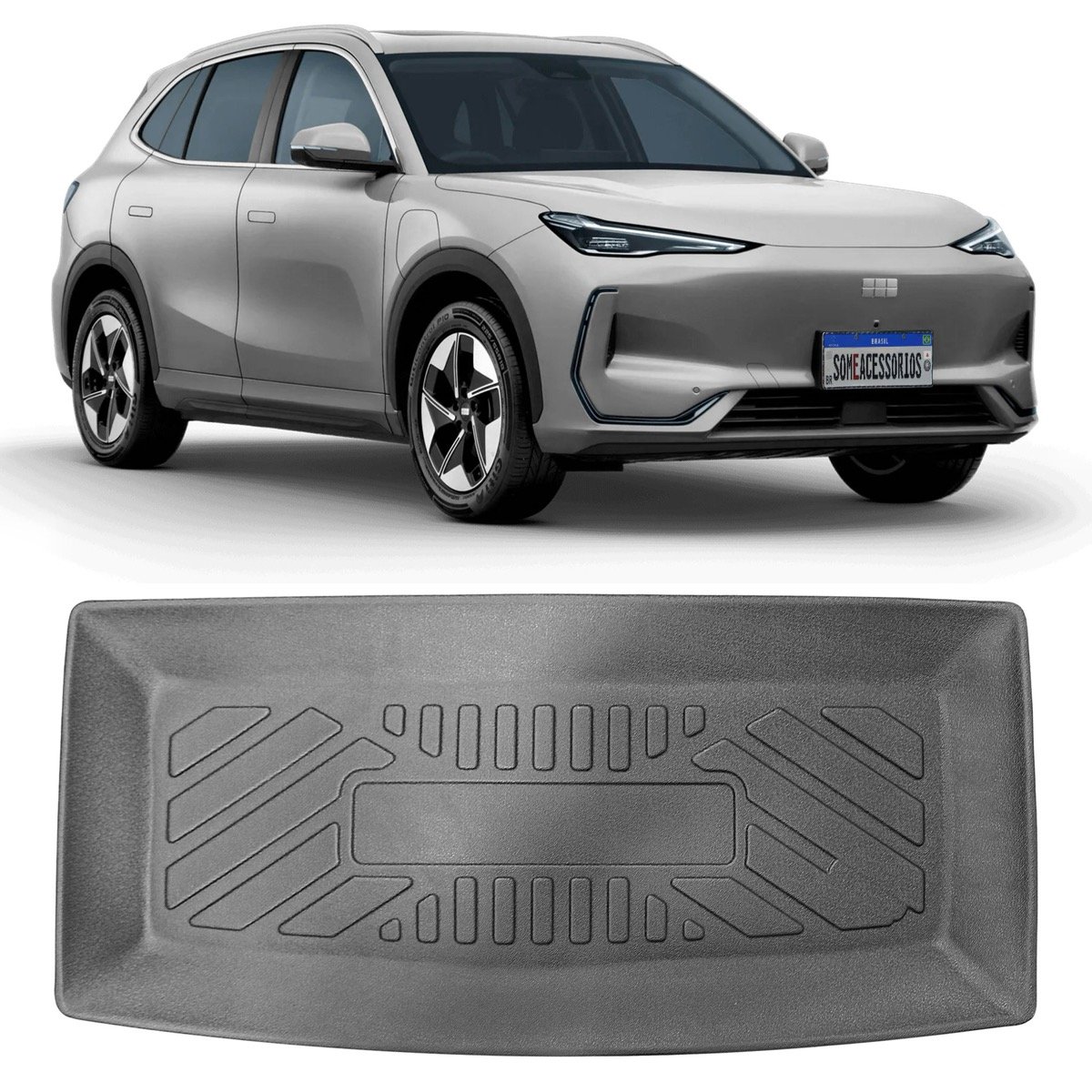 Tapete de porta-malas Geely Inferior EX5 Elétrico 2025 em diante