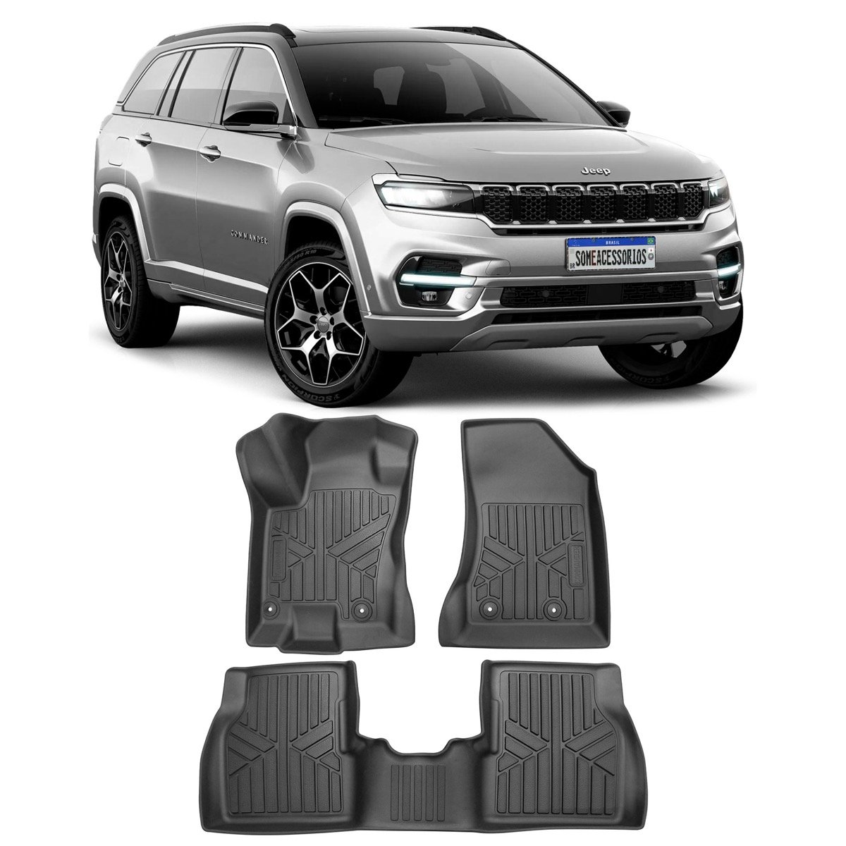 Tapete bandeja Jeep Commander 2025 em diante