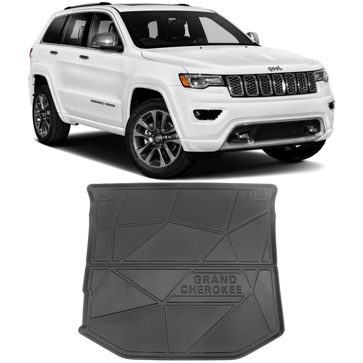 Tapete de porta-malas Jeep Grand Cherokee 2012 até 2021