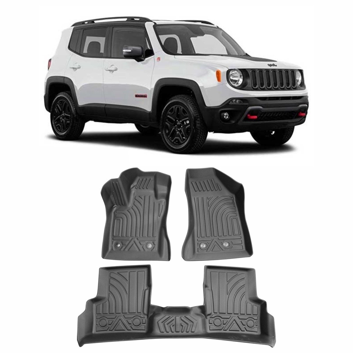 Tapete bandeja Jeep Renegade 2016 em diante