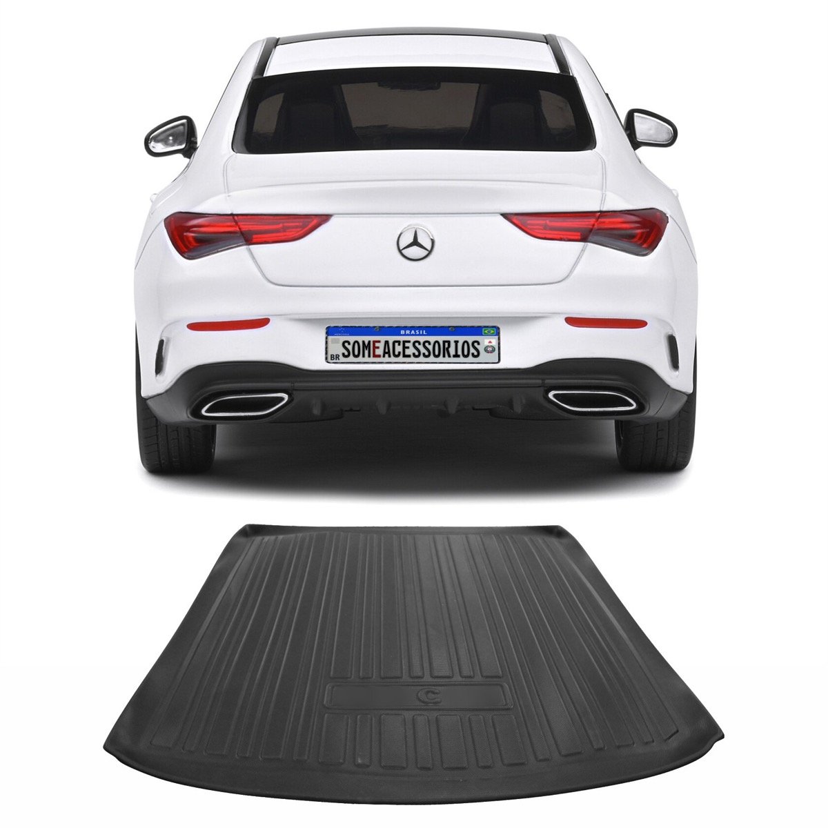 Tapete de porta-malas Mercedes-Benz CLA C118 2020 até 2022