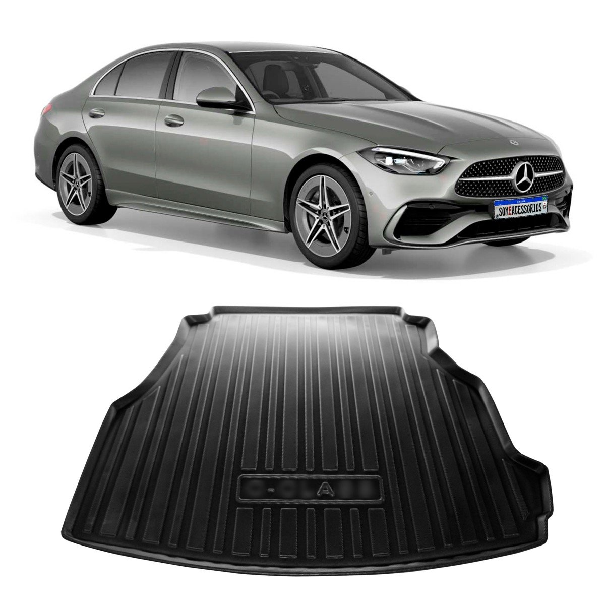 Tapete de porta-malas Mercedes-Benz Classe C W206 2022 em diante