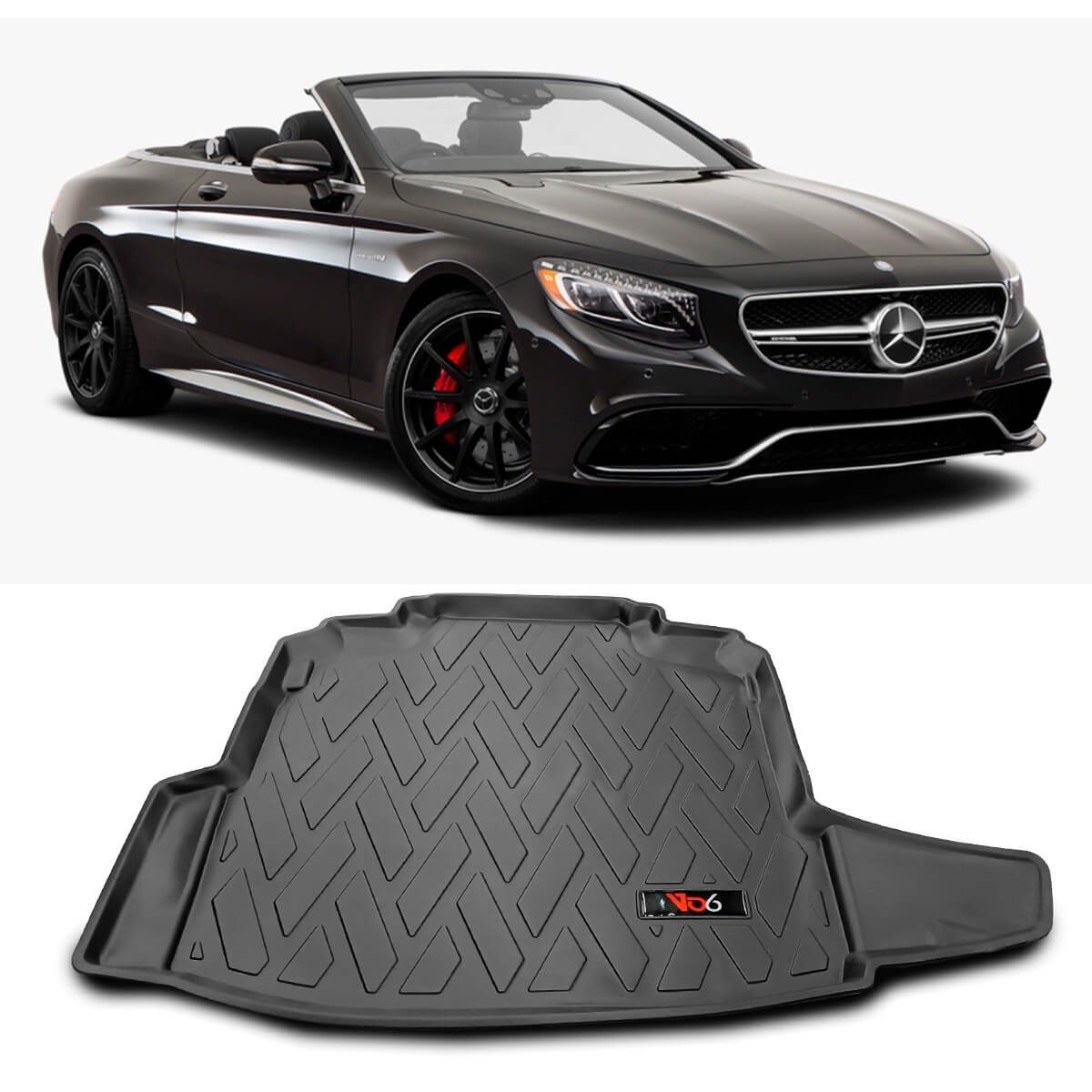 Tapete de porta-malas Mercedes-Benz Classe E W207 Cabriolet 2010 até 2016