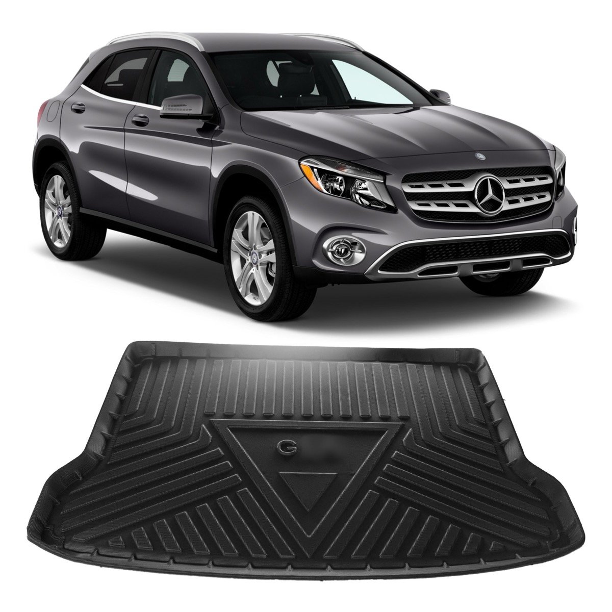 Tapete de porta-malas Mercedes-Benz GLA 2015 até 2019