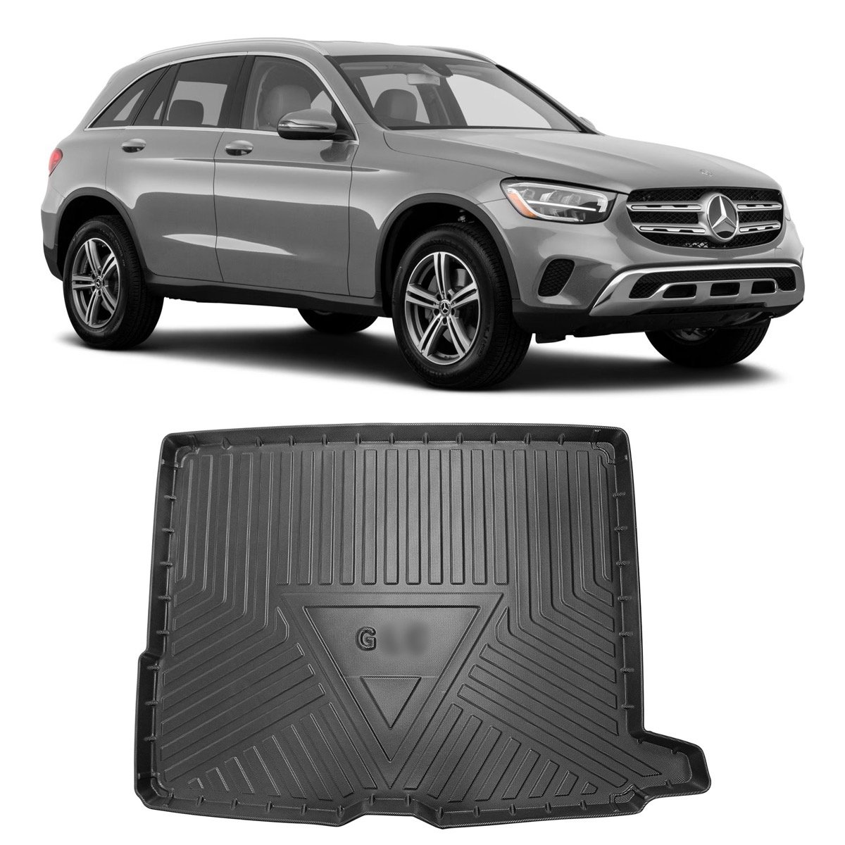 Tapete de porta-malas Mercedes-Benz GLC 2016 a 2021 em diante