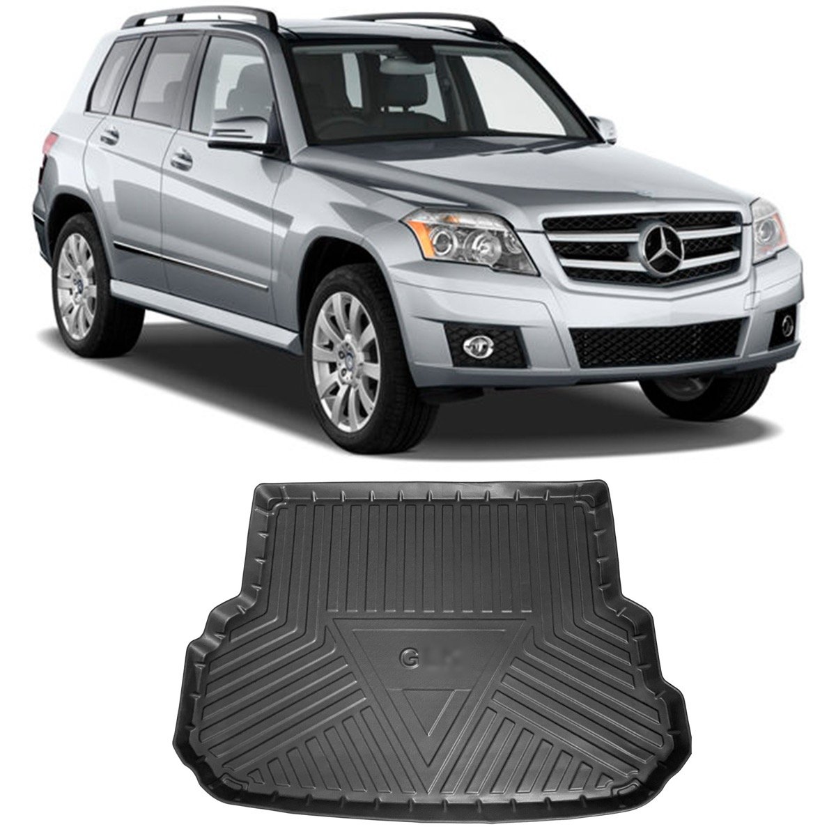Tapete de porta-malas Mercedes-Benz GLK 2008 até 2015