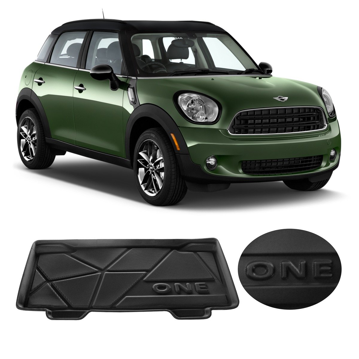 Tapete de porta-malas Mini Cooper 2014 até 2022