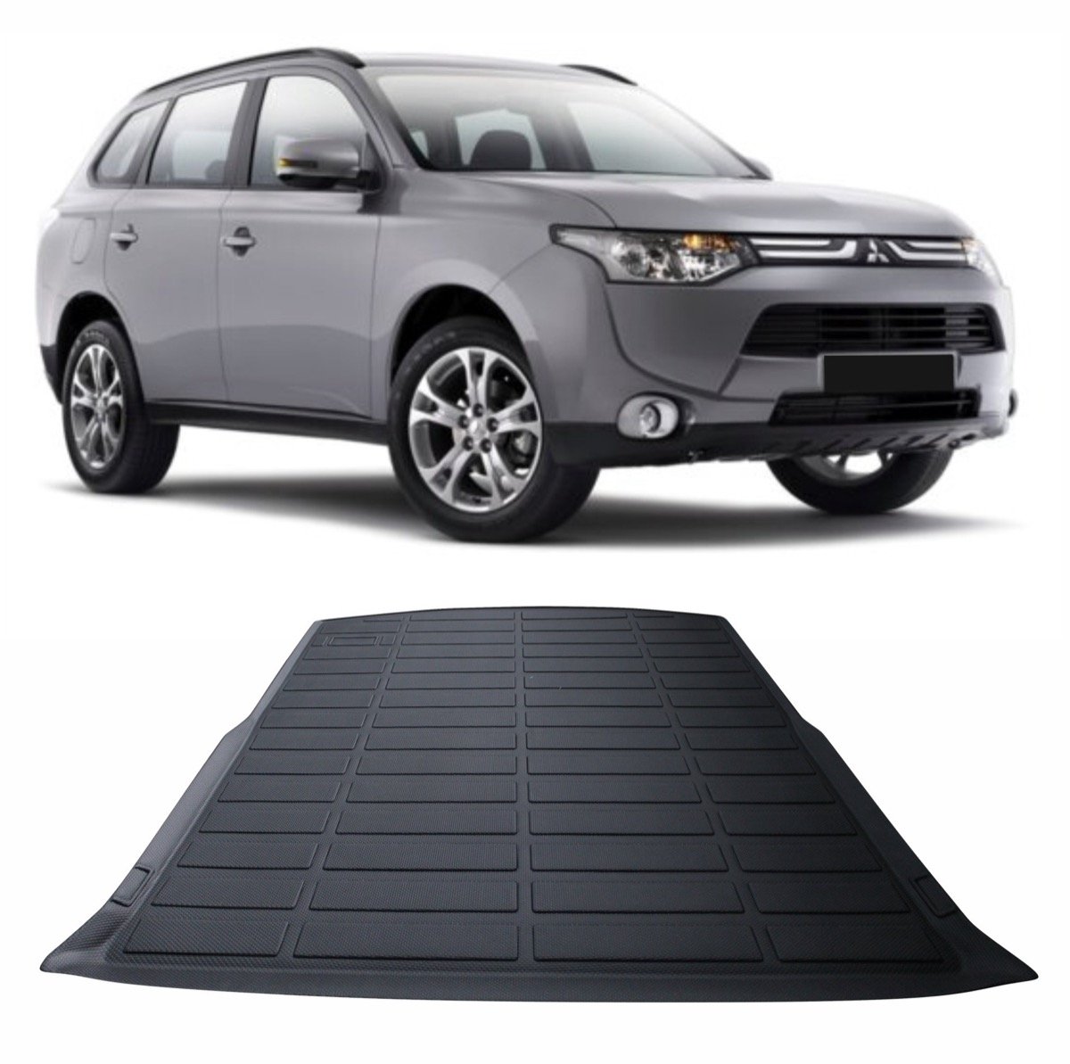 Tapete de porta-malas Mitsubishi Outlander PHEV 2018 até 2021