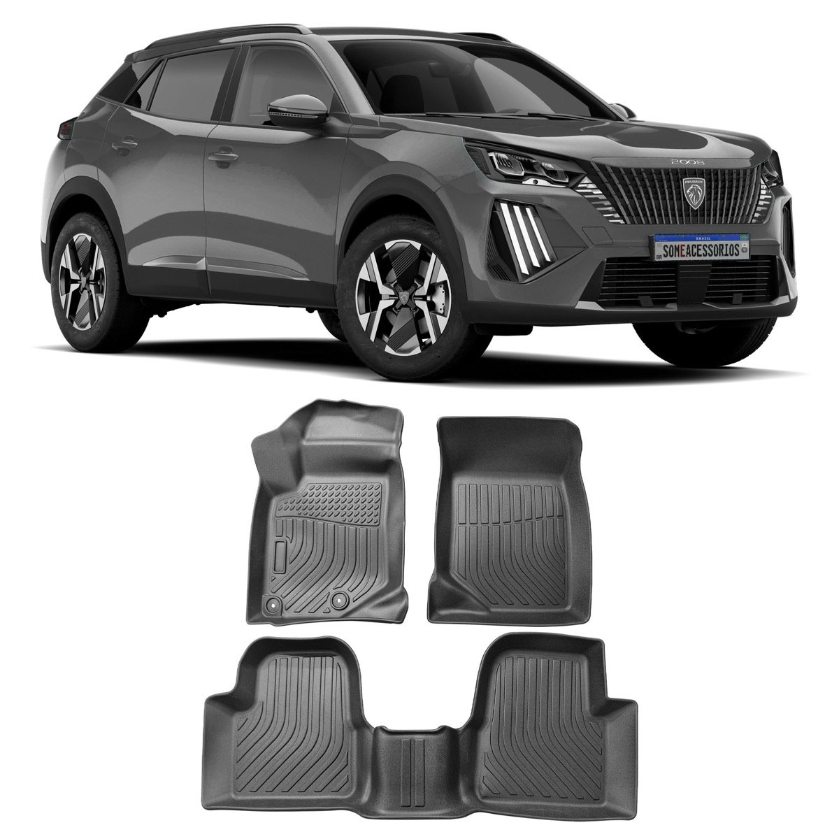 Tapete bandeja Peugeot 2008 2023 em diante