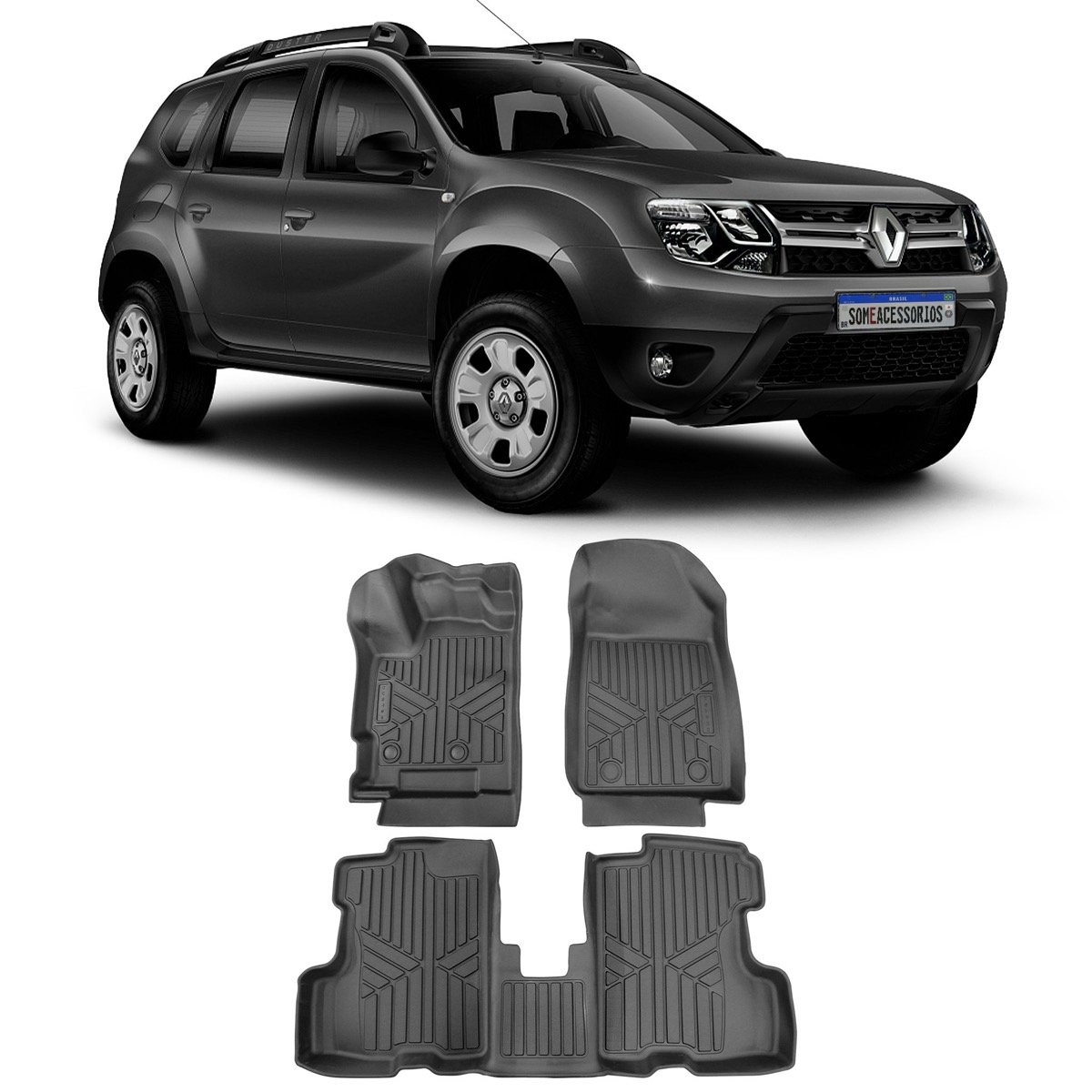 Tapete bandeja Renault Duster 2018 em diante