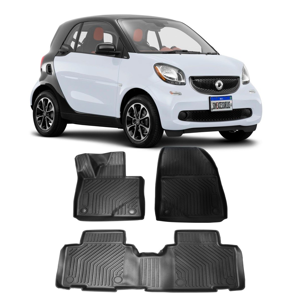 Tapete bandeja Mercedes-Benz Smart