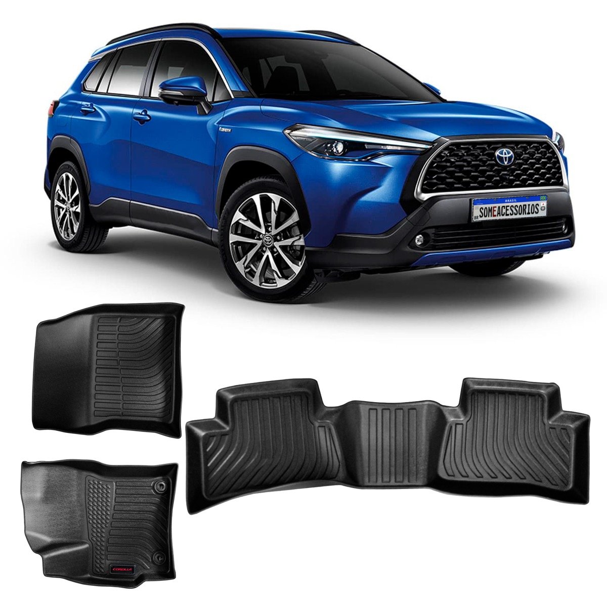 Tapete bandeja Toyota Corolla Cross 2021 em diante
