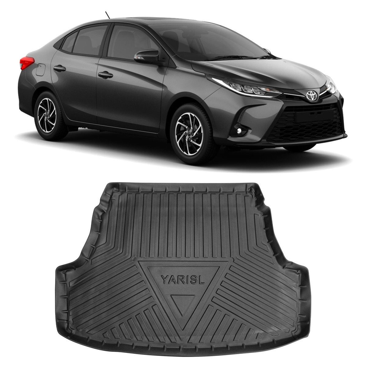 Tapete de porta-malas Toyota Yaris Sedan