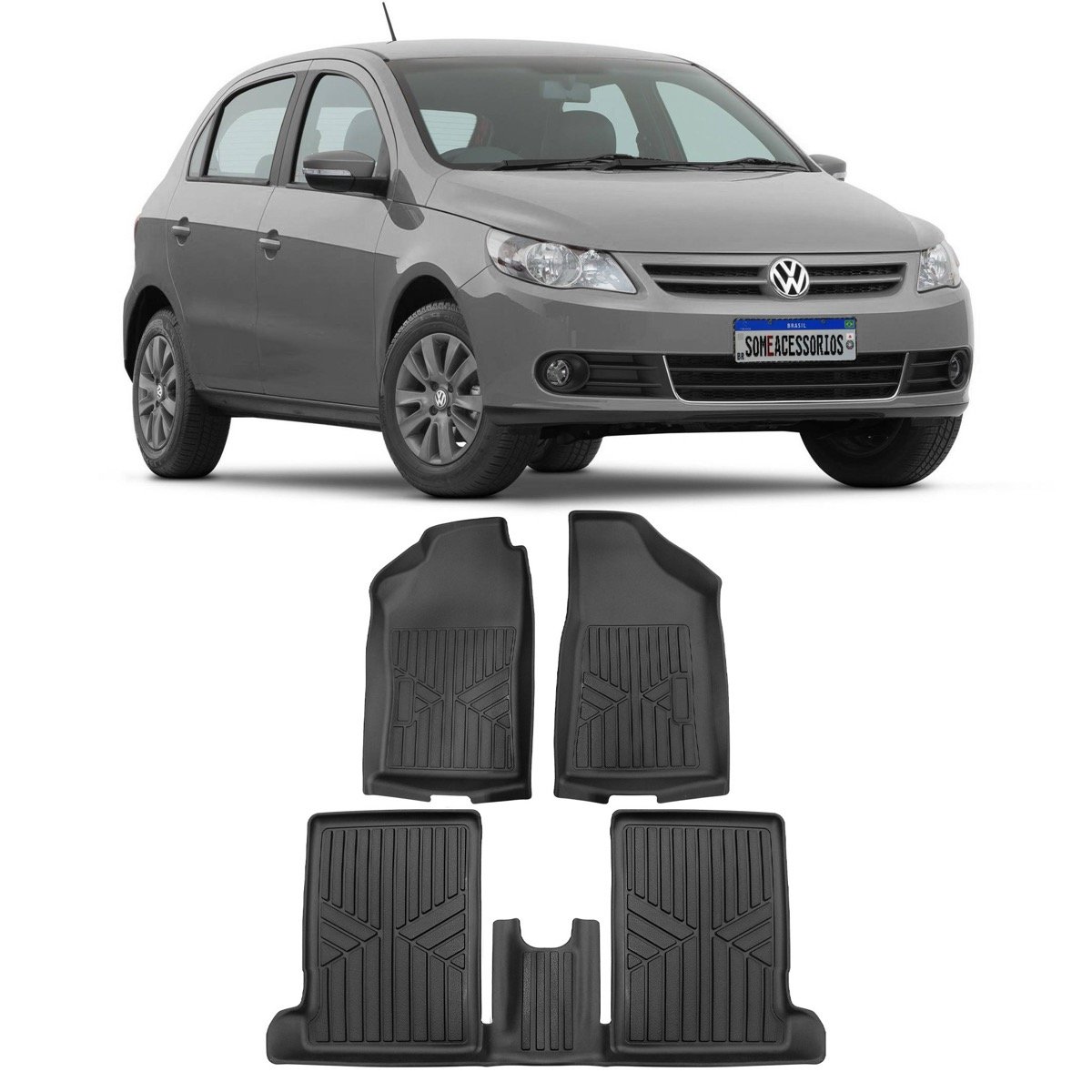 Tapete bandeja Volkswagen Gol e Voyage 2010 em diante