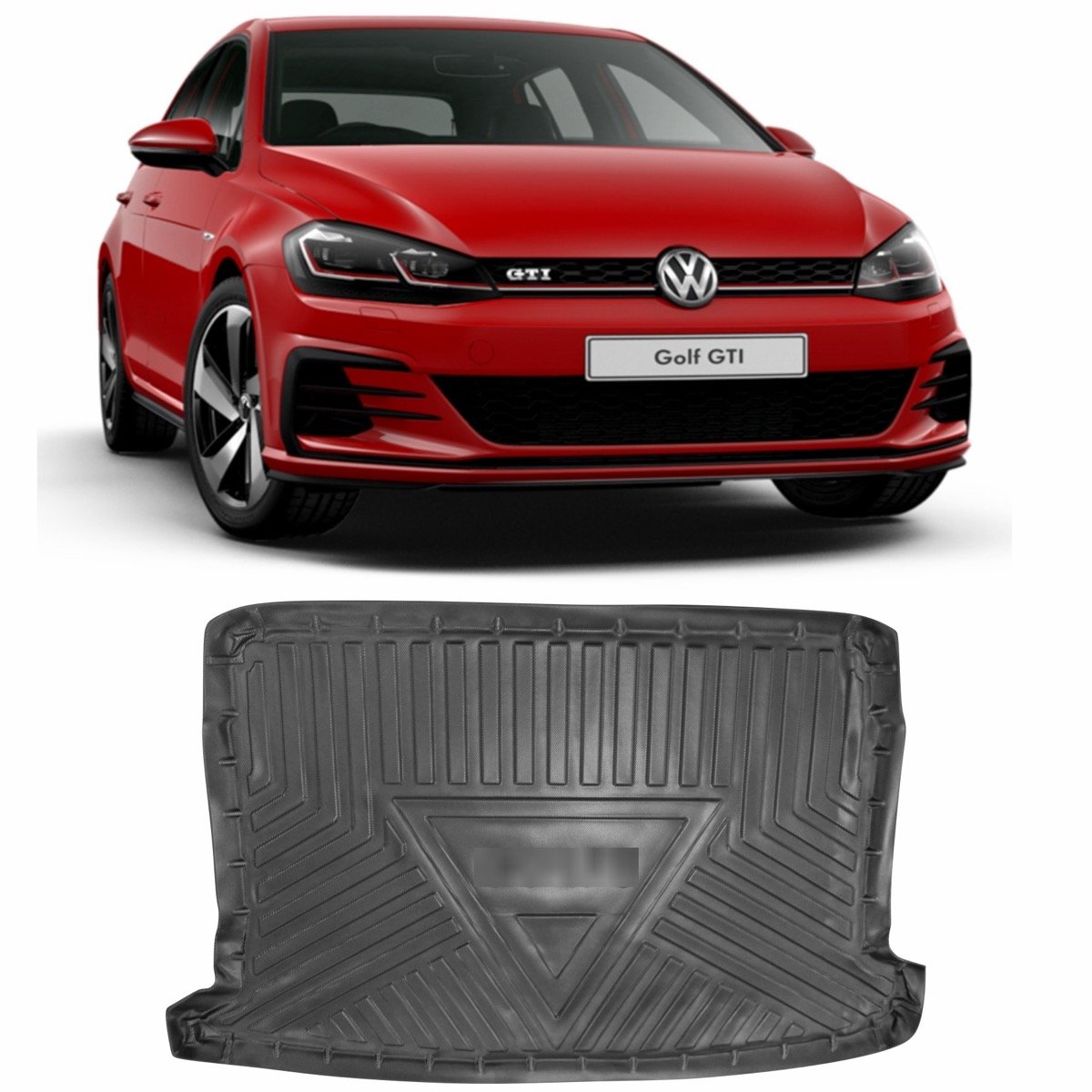 Tapete de porta-malas Volkswagen Golf MK6 2010 até 2013