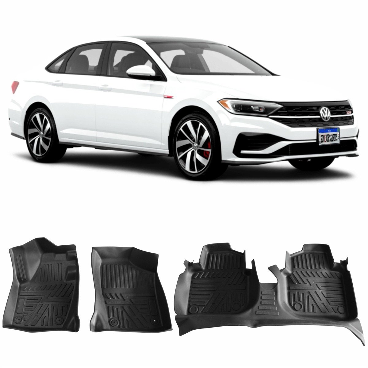 Tapete bandeja Volkswagen Jetta 2022 em diante