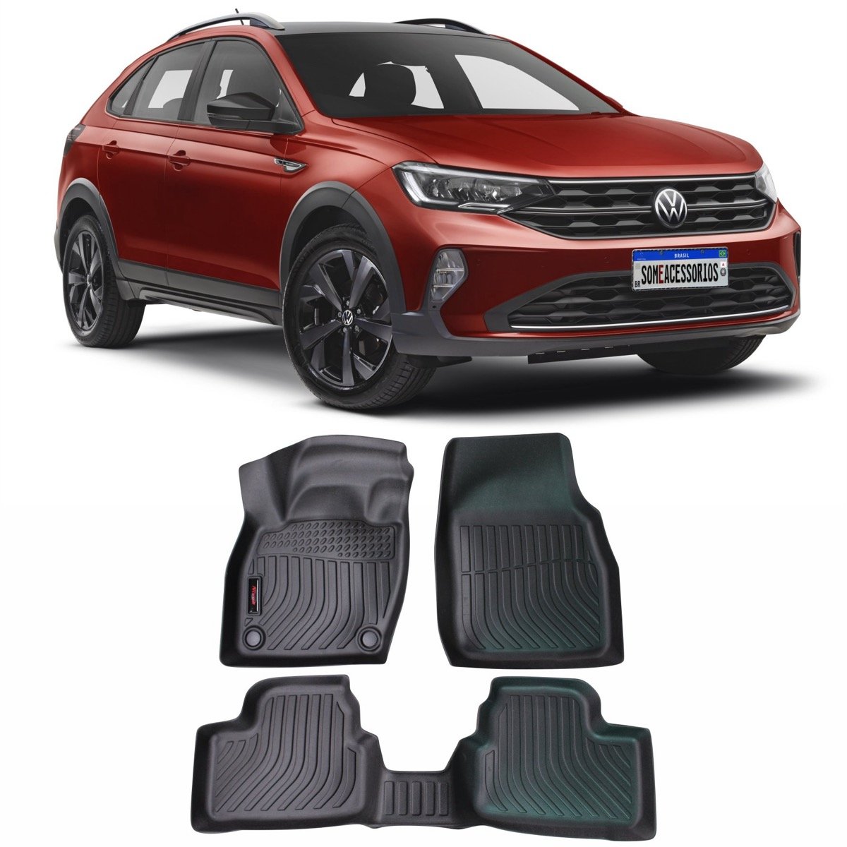 Tapete bandeja Volkswagen Nivus 2020 até 2024