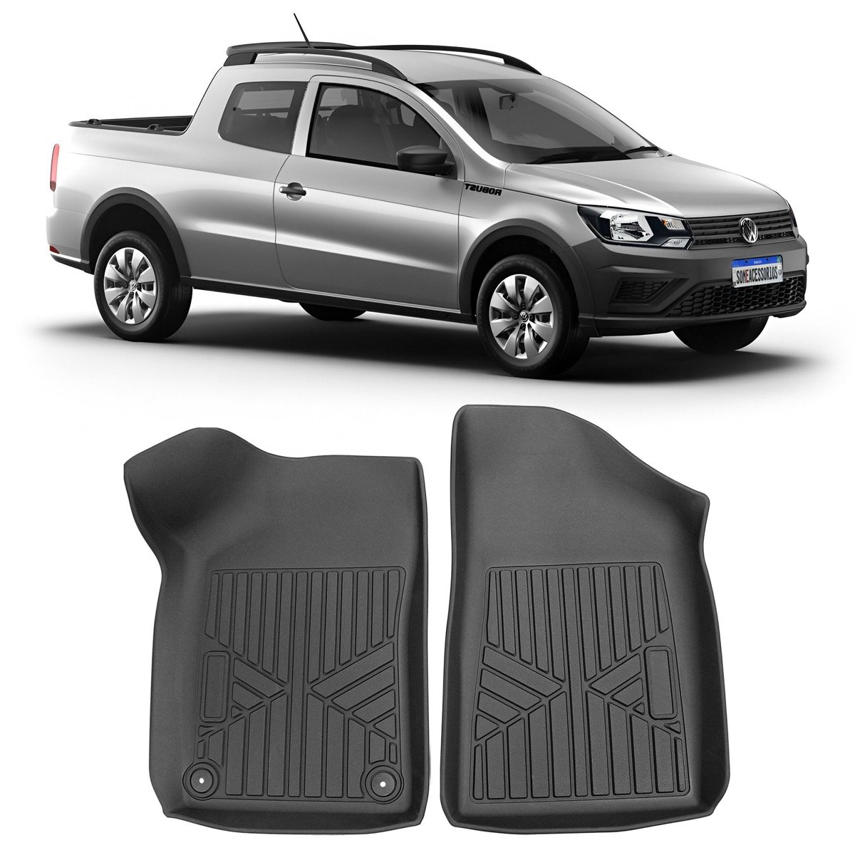 Tapete bandeja Volkswagen Saveiro 2010 em diante G5 G6 G7 G8