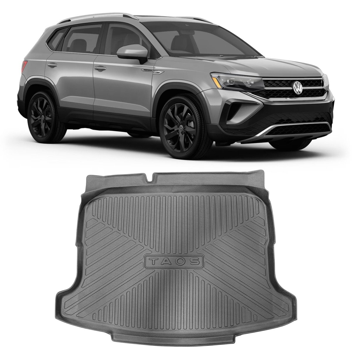 Tapete de porta-malas Volkswagen Taos 2025 em diante