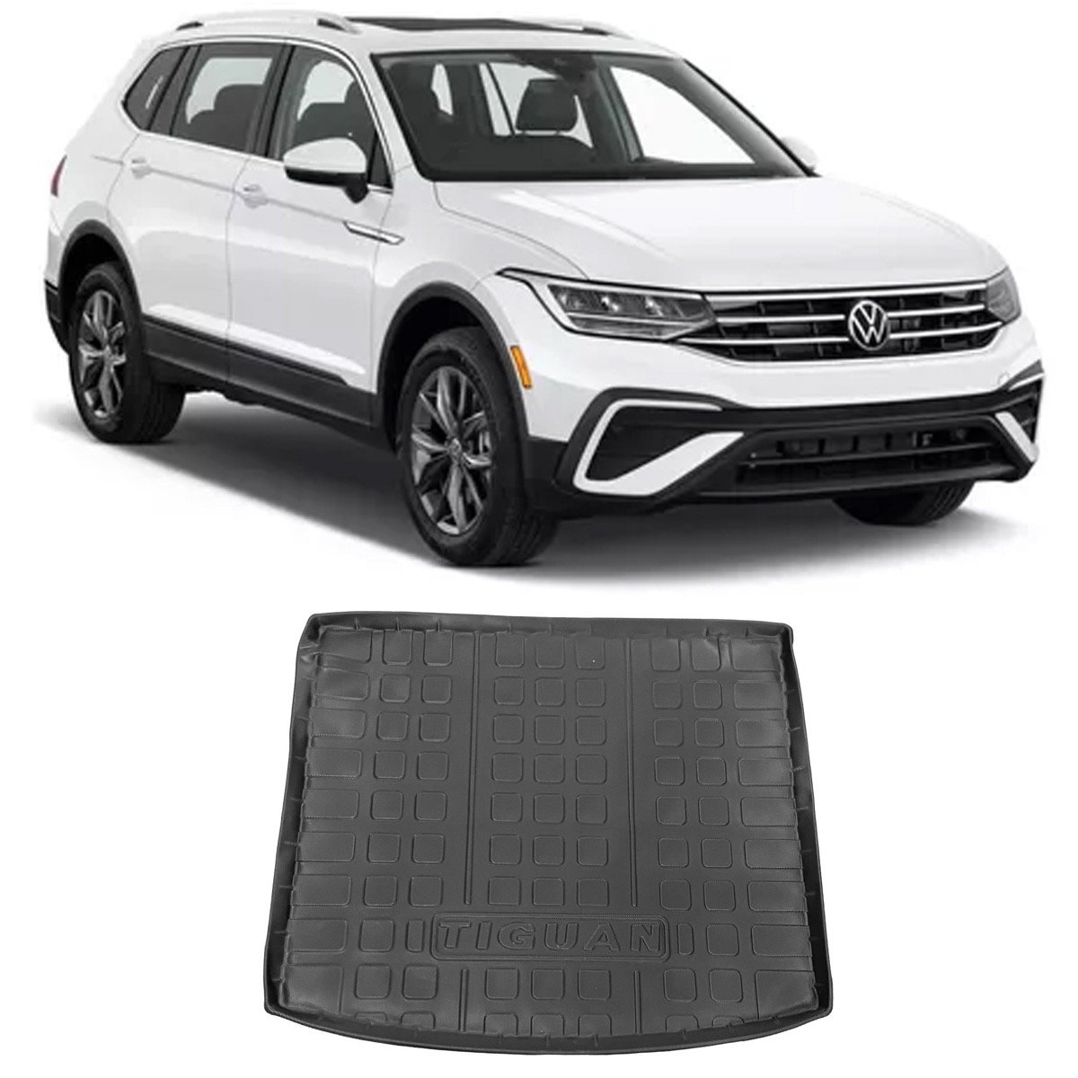 Tapete de porta-malas Volkswagen Tiguan 5 lugares
