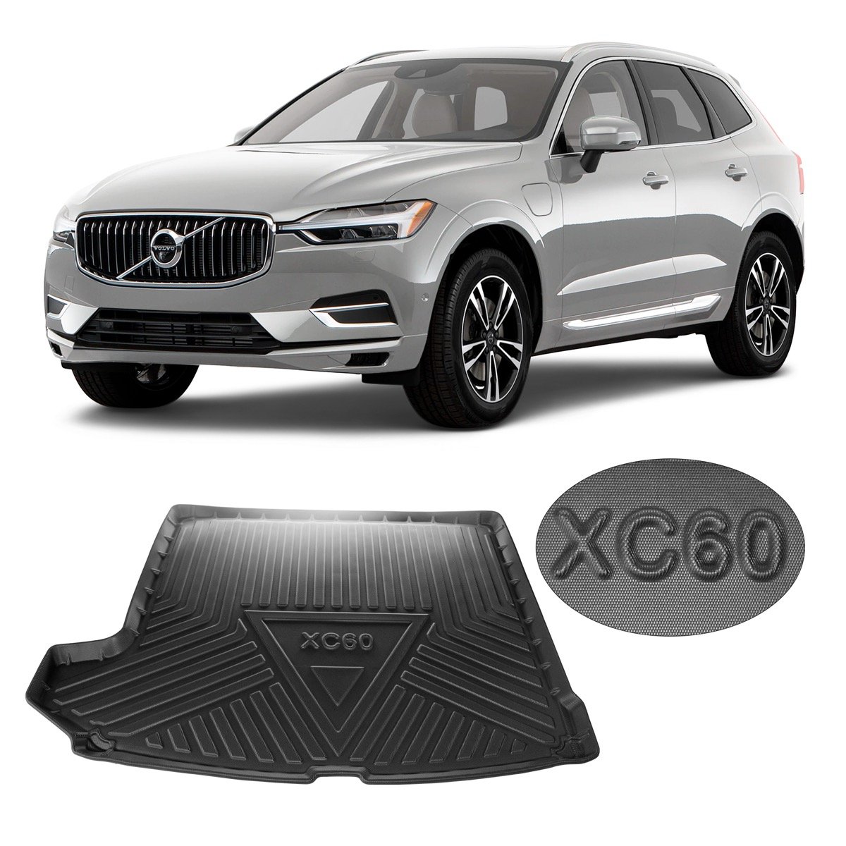 Tapete de porta-malas Volvo XC60 2018 até 2023